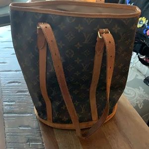 Louis Vuitton bucket bag used